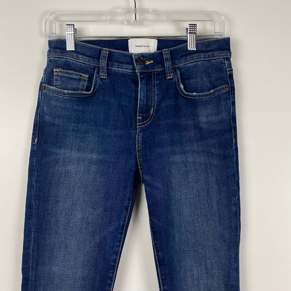Current/Elliott Stiletto One Year Worn Medium Wash Womens Size 26 - Picture 4 of 12